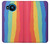 S3799 Cute Vertical Watercolor Rainbow Case For Nokia 8.3 5G