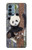 S3793 Cute Baby Panda Snow Painting Case For OnePlus Nord N200 5G