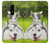 S3795 Grumpy Kitten Cat Playful Siberian Husky Dog Paint Case For OnePlus 6