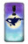 S3807 Killer Whale Orca Moon Pastel Fantasy Case For OnePlus 6