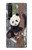 S3793 Cute Baby Panda Snow Painting Case For Sony Xperia 1 III