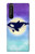 S3807 Killer Whale Orca Moon Pastel Fantasy Case For Sony Xperia 1 III
