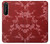 S3817 Red Floral Cherry blossom Pattern Case For Sony Xperia 1 II