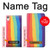 S3799 Cute Vertical Watercolor Rainbow Case For Sony Xperia XA1
