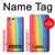 S3799 Cute Vertical Watercolor Rainbow Case For Sony Xperia XZ Premium