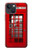 S0058 British Red Telephone Box Case For iPhone 13 mini