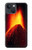 S0745 Volcano Lava Case For iPhone 13 mini