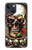 S0753 Skull Wing Rose Punk Case For iPhone 13 mini