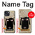 S2826 Cute Cartoon Unsleep Black Sheep Case For iPhone 13 mini