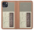 S3165 FM AM Wooden Receiver Graphic Case For iPhone 13 mini