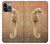S2674 Seahorse Skeleton Fossil Case For iPhone 13 Pro Max