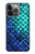 S3047 Green Mermaid Fish Scale Case For iPhone 13 Pro Max