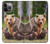S3558 Bear Family Case For iPhone 13 Pro Max