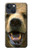 S0840 Grizzly Bear Face Case For iPhone 13