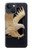 S1383 Paper Sculpture Eagle Case For iPhone 13