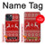 S2835 Christmas Reindeer Knitted Pattern Case For iPhone 13