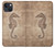 S3214 Seahorse Skeleton Fossil Case For iPhone 13