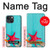 S3428 Aqua Wood Starfish Shell Case For iPhone 13