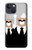 S3557 Bear in Black Suit Case For iPhone 13
