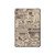 S3819 Retro Vintage Paper Hard Case For iPad mini 4, iPad mini 5, iPad mini 5 (2019)