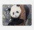 S3793 Cute Baby Panda Snow Painting Hard Case For MacBook Air 13″ - A1932, A2179, A2337