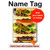 S0790 Hamburger Hard Case For iPad mini 6 7, iPad mini (2021,2024)