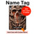 S1675 Skull Blood Tattoo Hard Case For iPad mini 6 7, iPad mini (2021,2024)