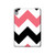S1849 Pink Black Chevron Zigzag Hard Case For iPad mini 6 7, iPad mini (2021,2024)