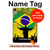 S2981 Brazil Football Soccer Hard Case For iPad mini 6 7, iPad mini (2021,2024)
