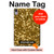 S3388 Gold Glitter Graphic Print Hard Case For iPad mini 6 7, iPad mini (2021,2024)