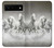 S0933 White Horses Case For Google Pixel 6
