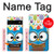 S2521 Cute Nerd Owl Cartoon Case For Google Pixel 6