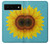 S3039 Vintage Sunflower Blue Case For Google Pixel 6