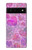 S3710 Pink Love Heart Case For Google Pixel 6