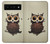 S0360 Coffee Owl Case For Google Pixel 6 Pro