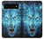 S0752 Blue Fire Grim Wolf Case For Google Pixel 6 Pro