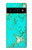 S2377 Turquoise Gemstone Texture Graphic Printed Case For Google Pixel 6 Pro