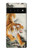S2751 Chinese Tiger Brush Painting Case For Google Pixel 6 Pro