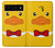 S2760 Yellow Duck Tuxedo Cartoon Case For Google Pixel 6 Pro