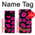 S2933 Pink Lips Kisses on Black Case For Google Pixel 6 Pro