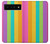 S3678 Colorful Rainbow Vertical Case For Google Pixel 6 Pro S3678 Colorful Rainbow Vertical Case For Google Pixel 6 Pro