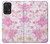 S3036 Pink Sweet Flower Flora Case For Samsung Galaxy A52s 5G