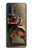 S0796 Japan Red Samurai Case For Motorola G Pure