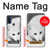 S2569 White Arctic Fox Case For Motorola G Pure