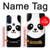 S2662 Cute Panda Cartoon Case For Motorola G Pure