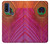 S3201 Pink Peacock Feather Case For Motorola G Pure
