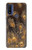 S3691 Gold Peacock Feather Case For Motorola G Pure
