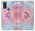 S3709 Pink Galaxy Case For Motorola G Pure