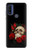 S3753 Dark Gothic Goth Skull Roses Case For Motorola G Pure