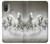 S0933 White Horses Case For Motorola Moto E20,E30,E40